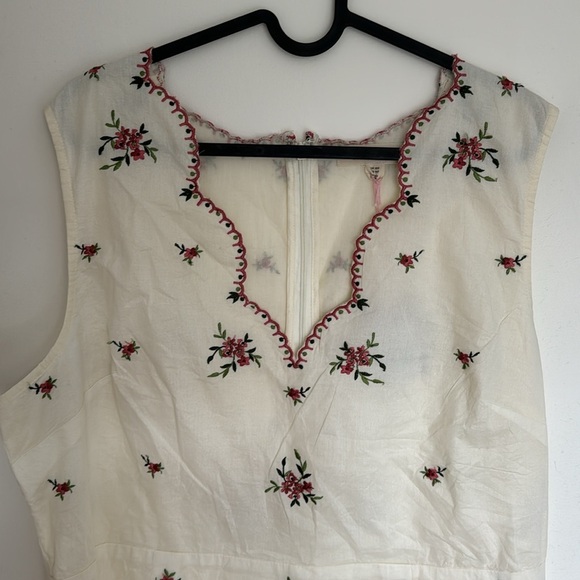 NWT Boden Embroidered Tiered Midi Dress - Picture 7 of 12